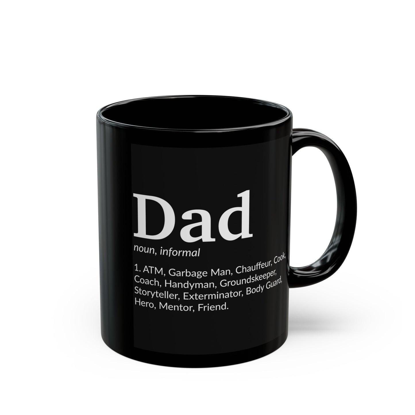 Definition of Dad Black Mug (11oz, 15oz)
