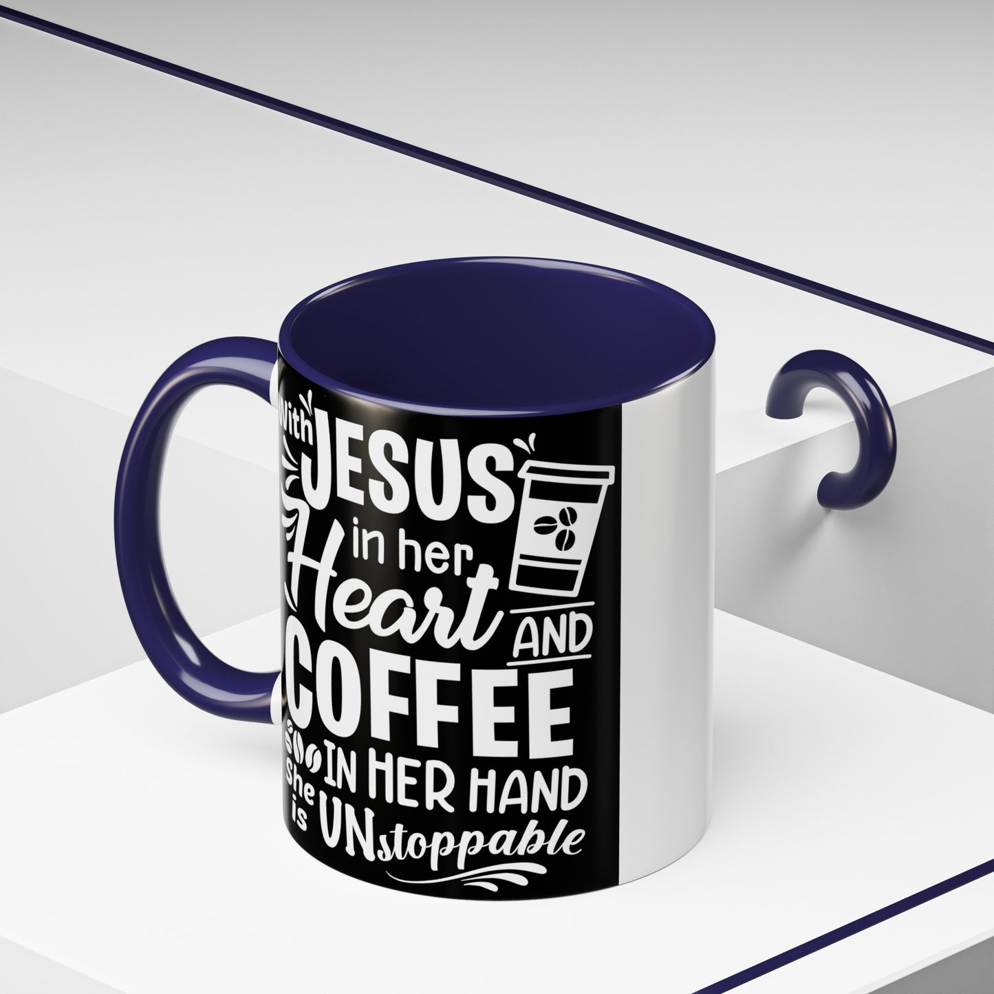 Jesus In Her Heart Accent Coffee Mug, 11oz