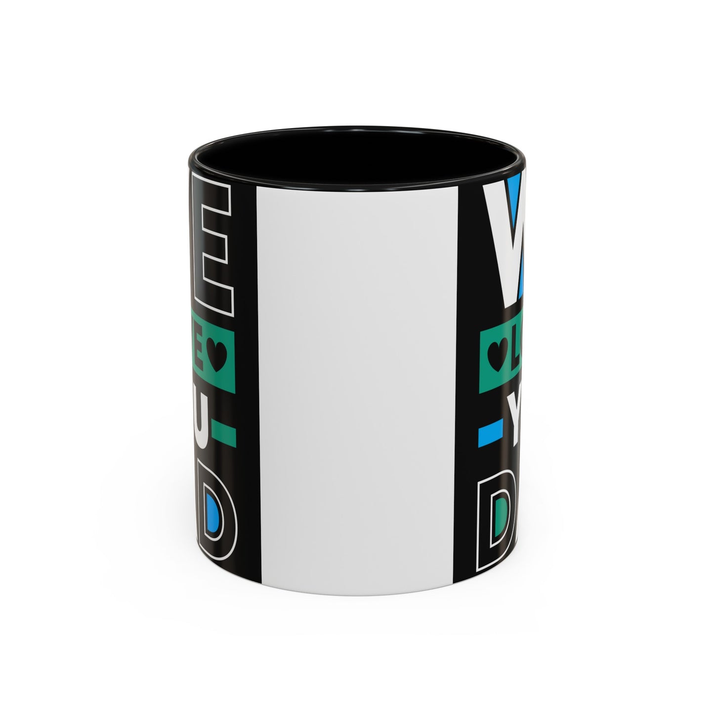 We Love You Dad Accent Coffee Mug, 11oz