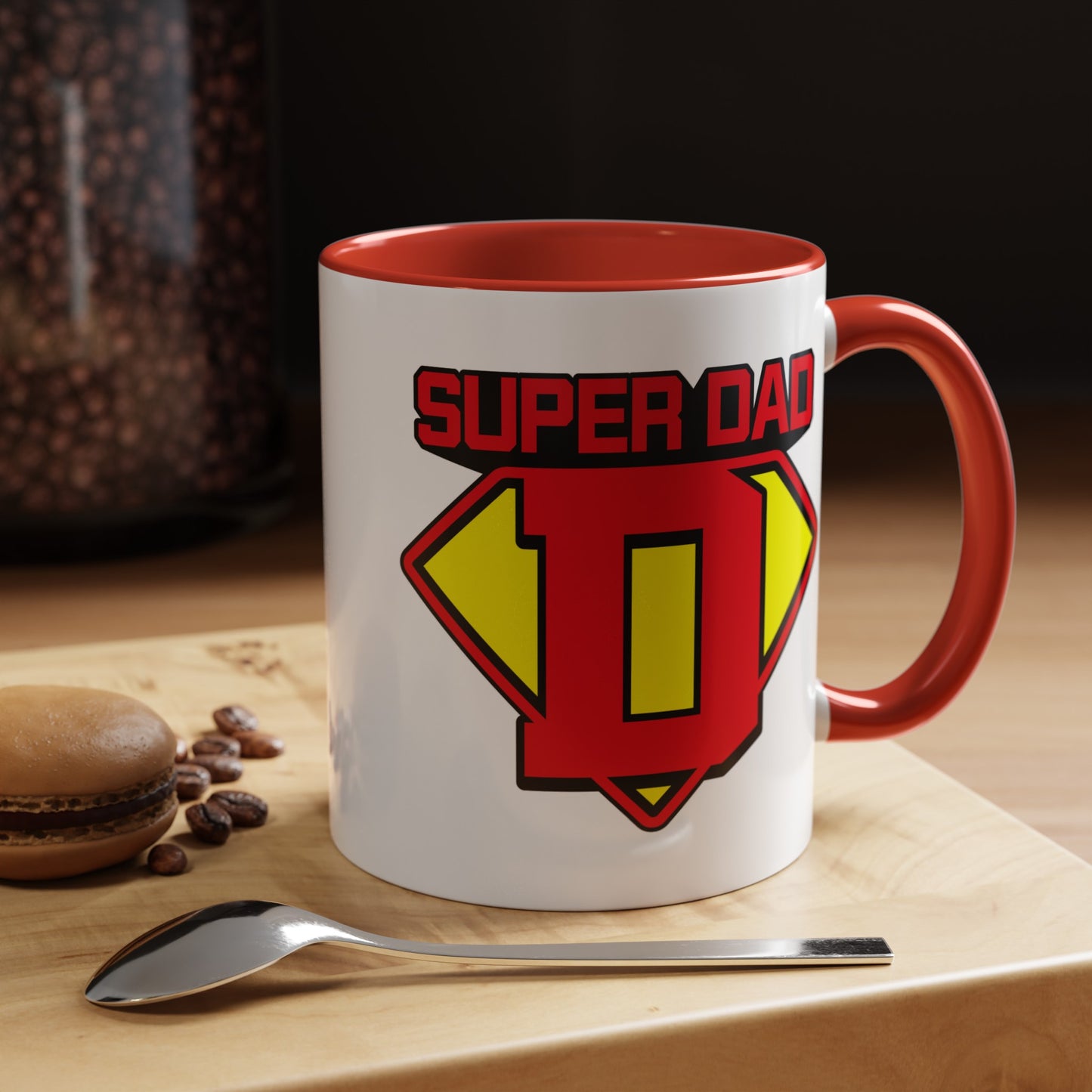 SuperDad Accent Coffee Mug, 11oz