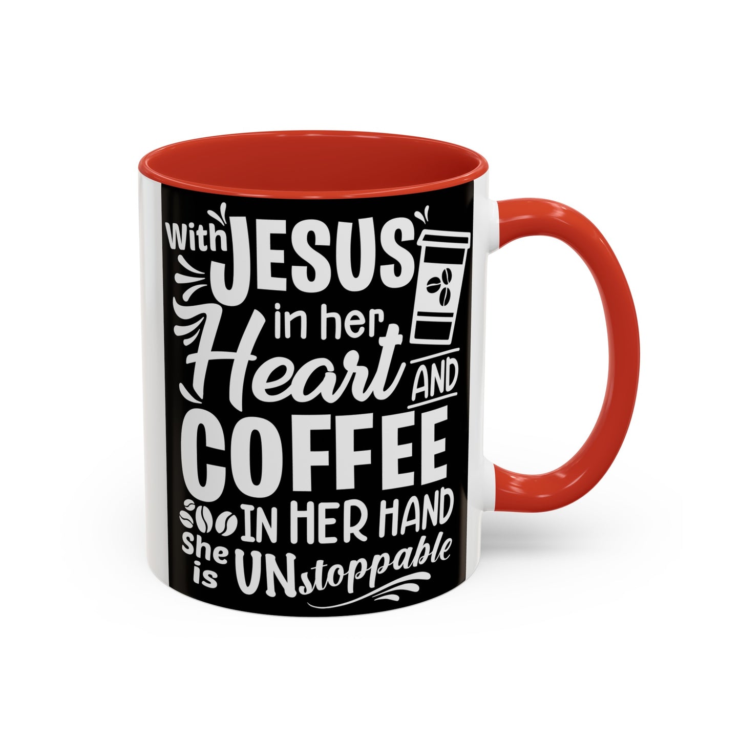 Jesus In Her Heart Accent Coffee Mug, 11oz