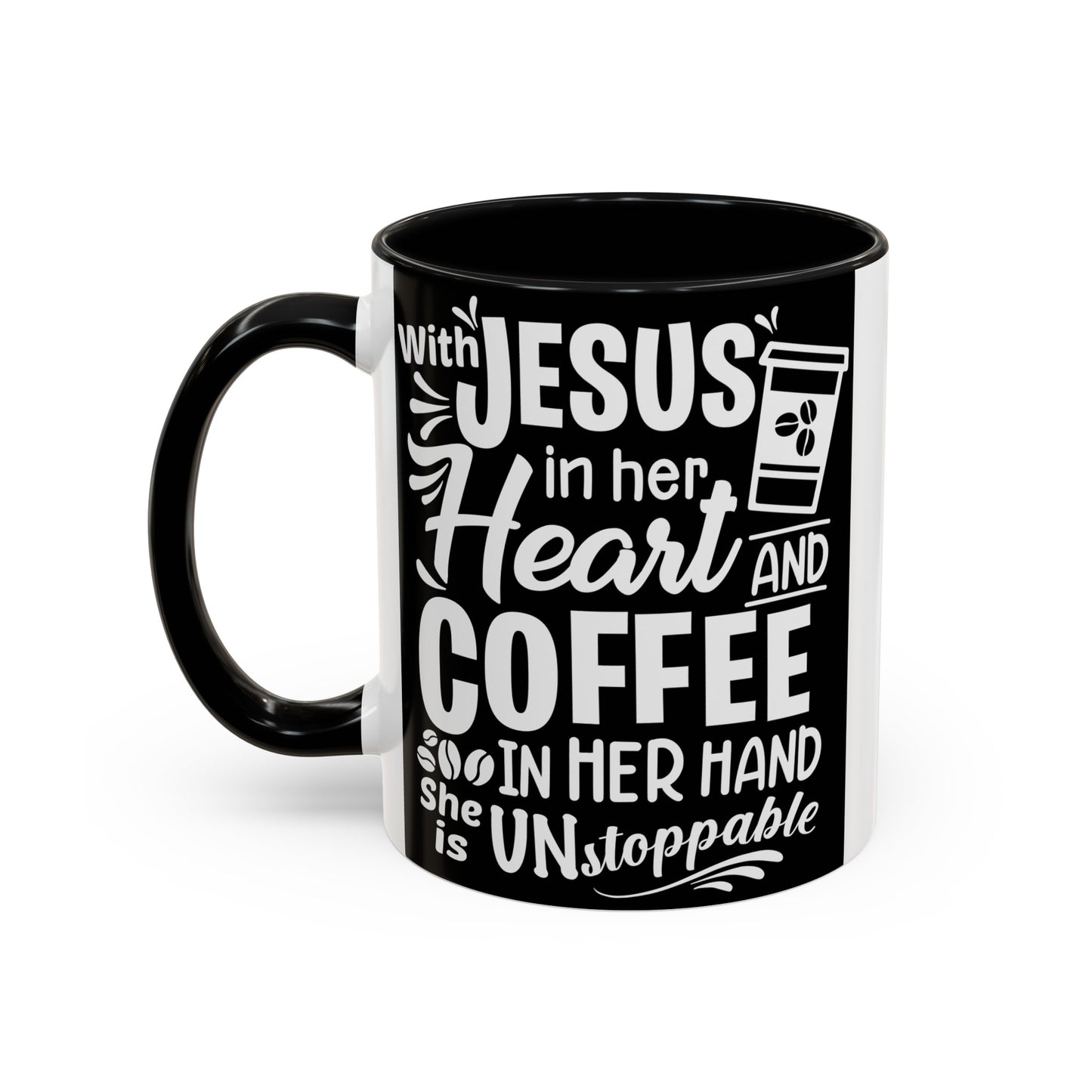 Jesus In Her Heart Accent Coffee Mug, 11oz
