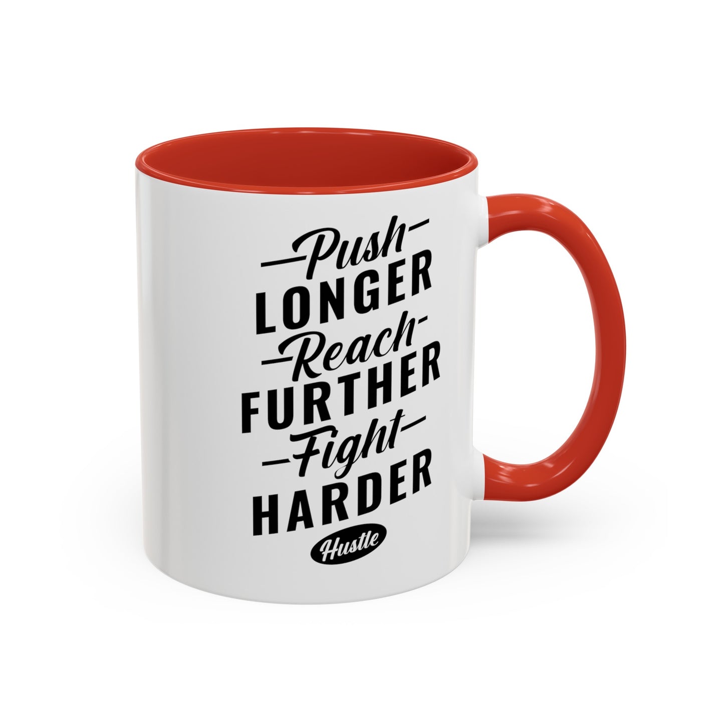 Push Longer Accent Coffee Mug, 11oz
