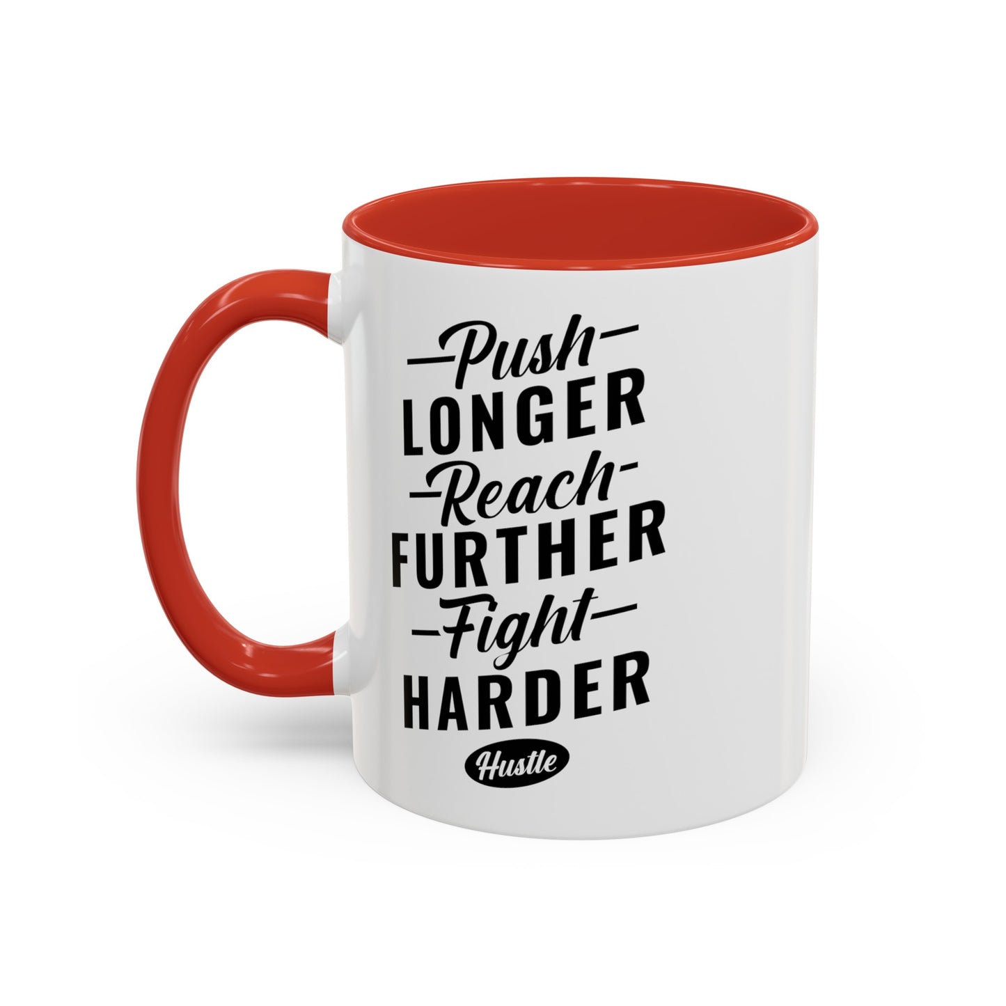 Push Longer Accent Coffee Mug, 11oz