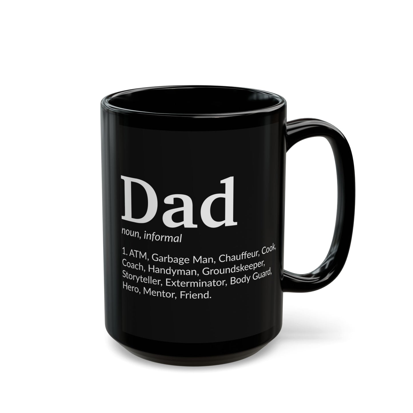 Definition of Dad Black Mug (11oz, 15oz)
