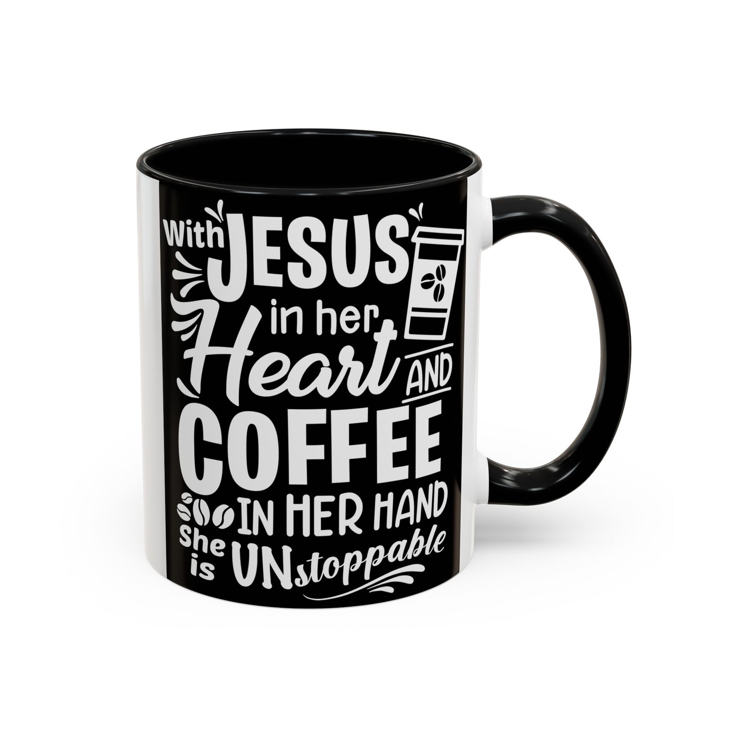 Jesus In Her Heart Accent Coffee Mug, 11oz