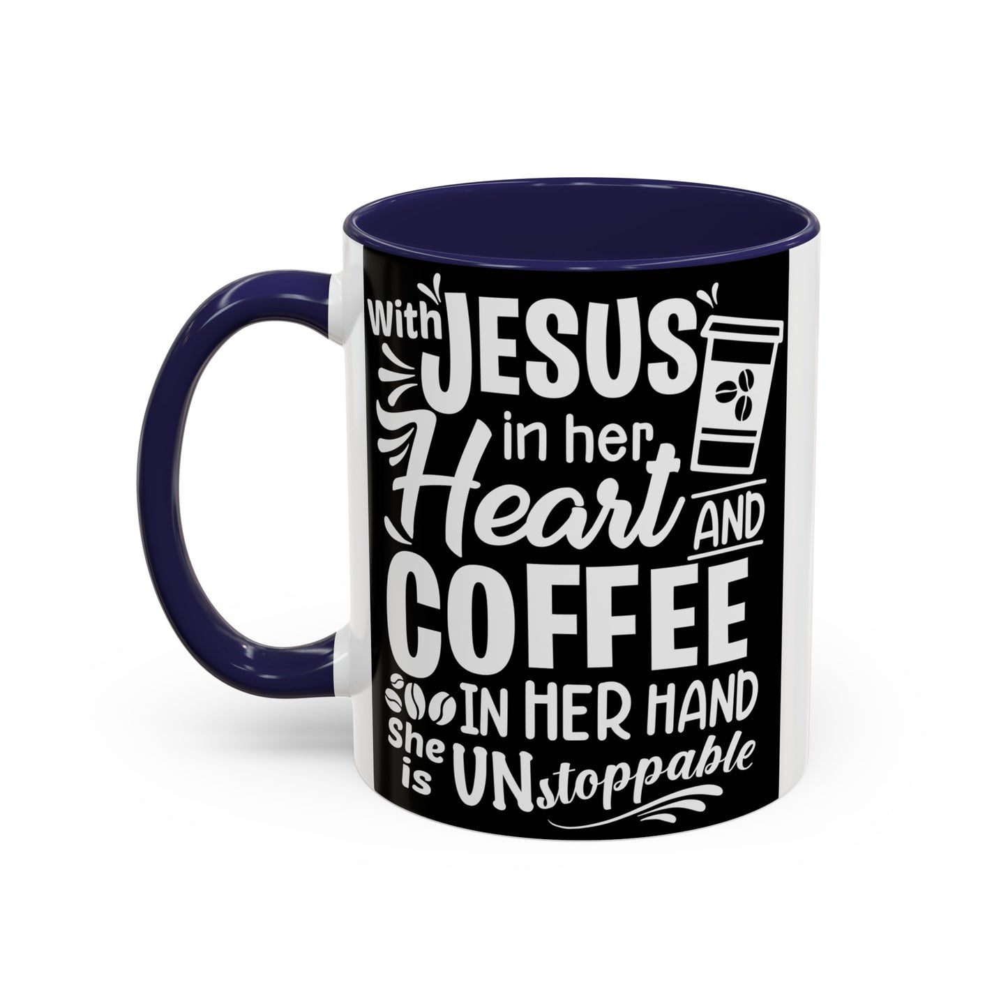 Jesus In Her Heart Accent Coffee Mug, 11oz