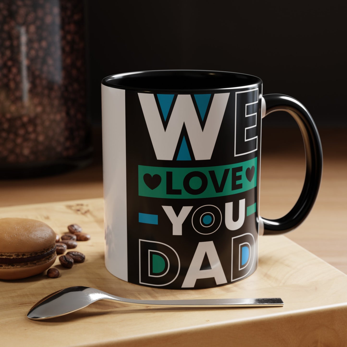We Love You Dad Accent Coffee Mug, 11oz
