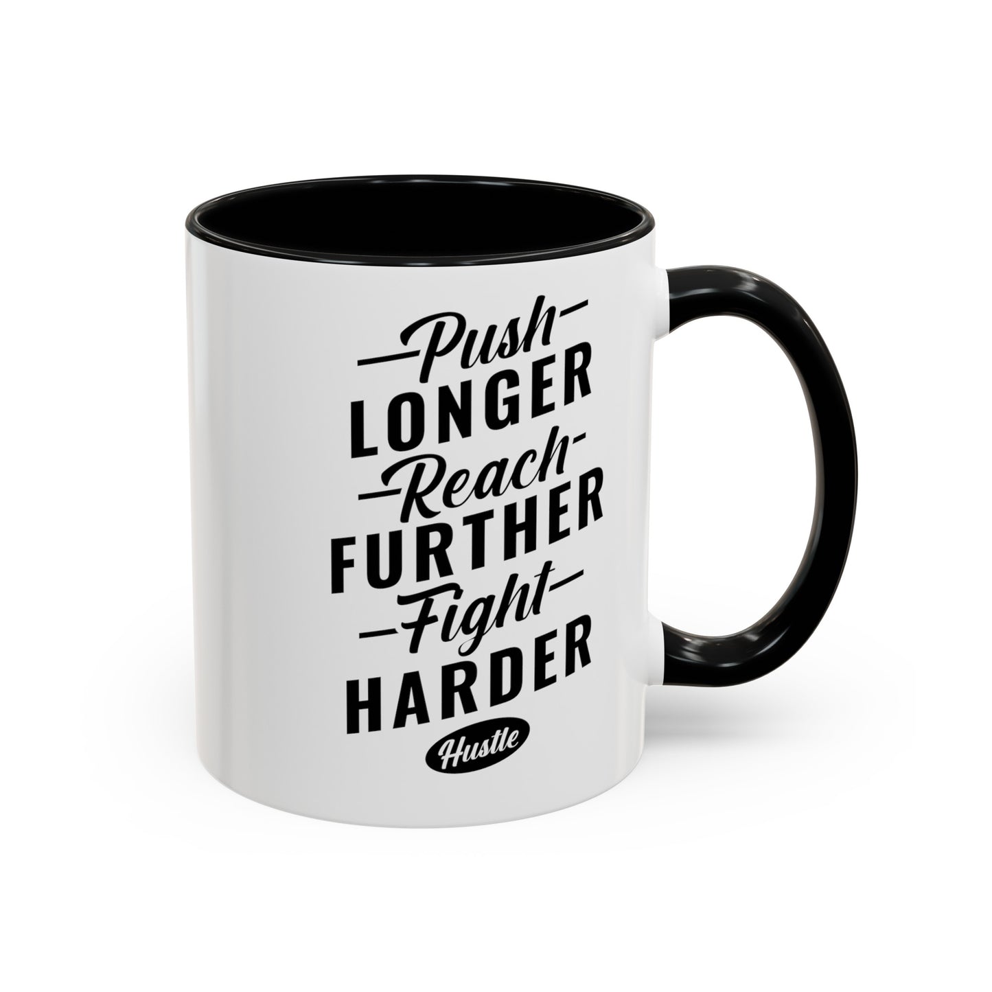Push Longer Accent Coffee Mug, 11oz
