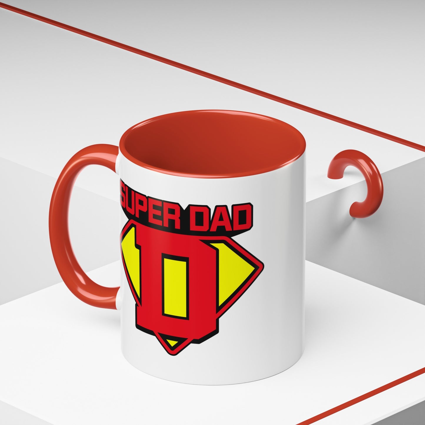 SuperDad Accent Coffee Mug, 11oz