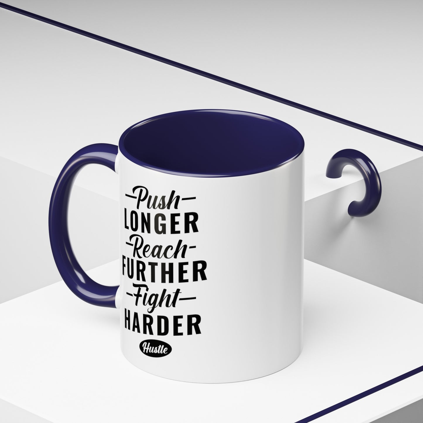 Push Longer Accent Coffee Mug, 11oz