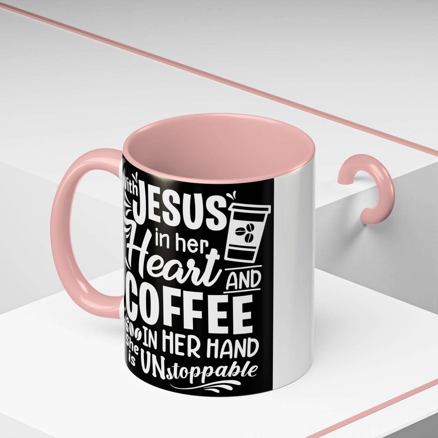 Jesus In Her Heart Accent Coffee Mug, 11oz