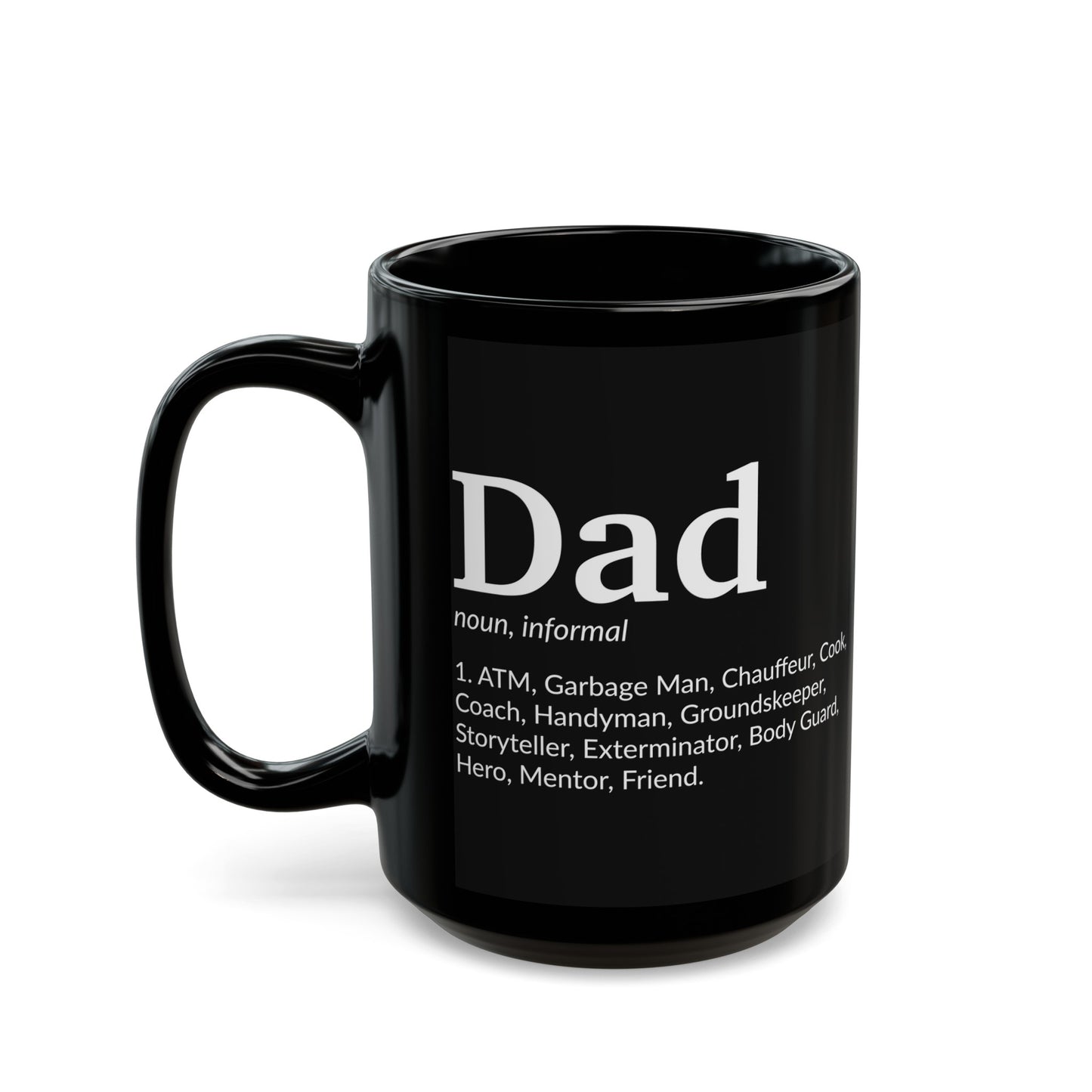 Definition of Dad Black Mug (11oz, 15oz)