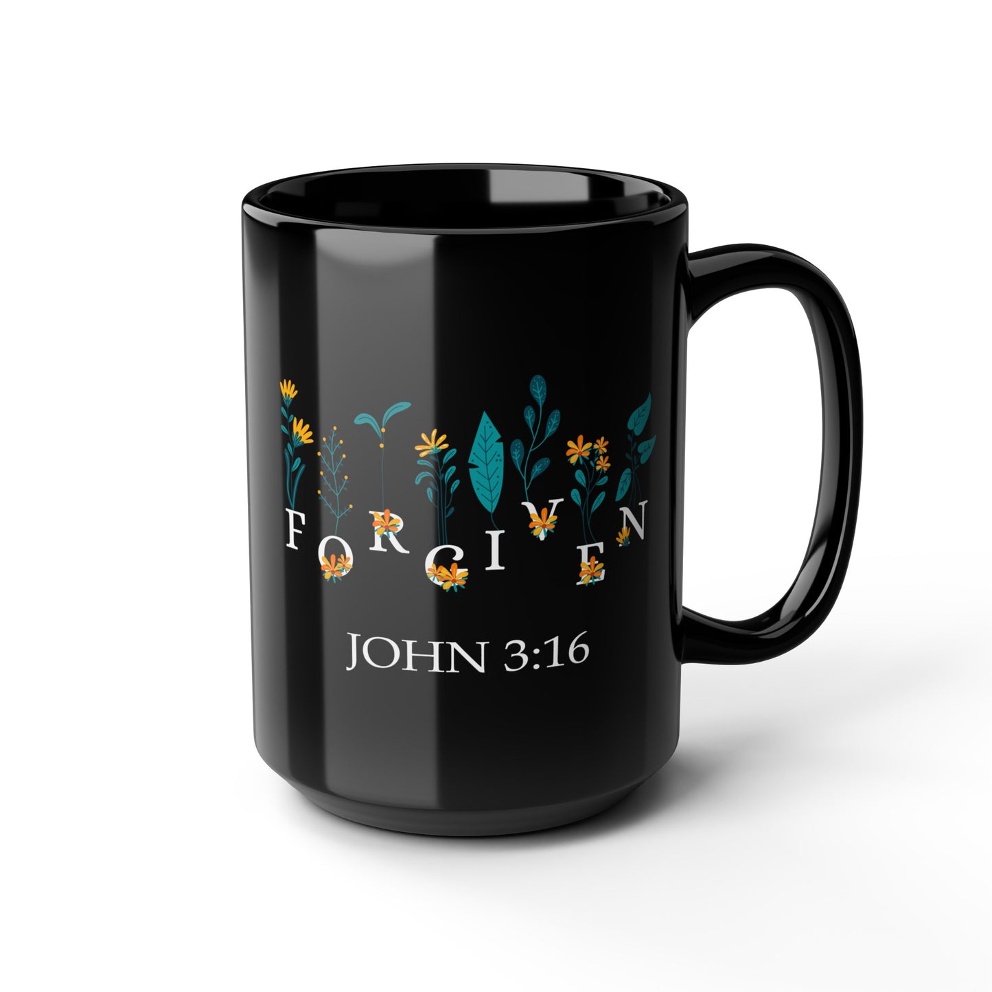 Forgiven Black Mug (11oz, 15oz)