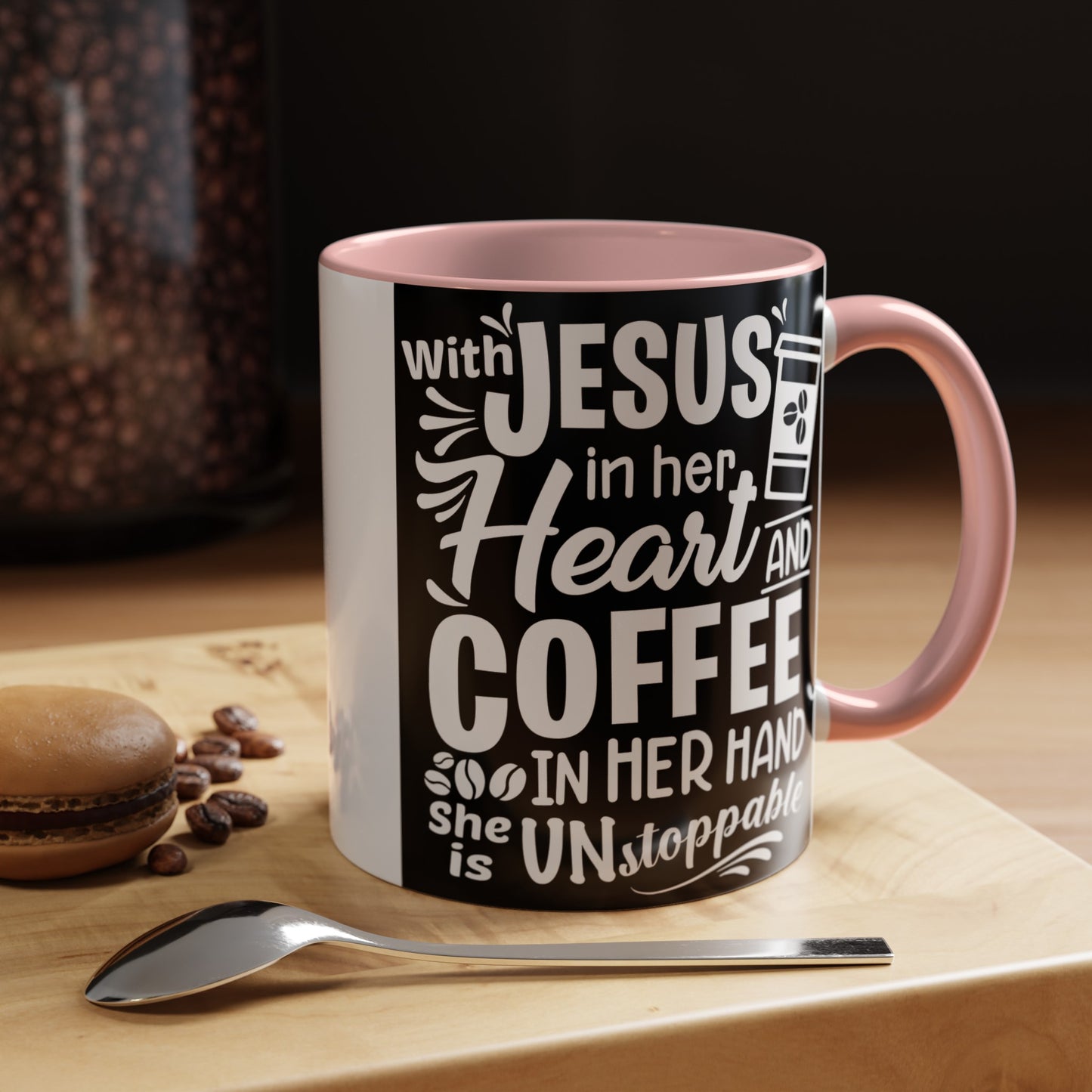 Jesus In Her Heart Accent Coffee Mug, 11oz