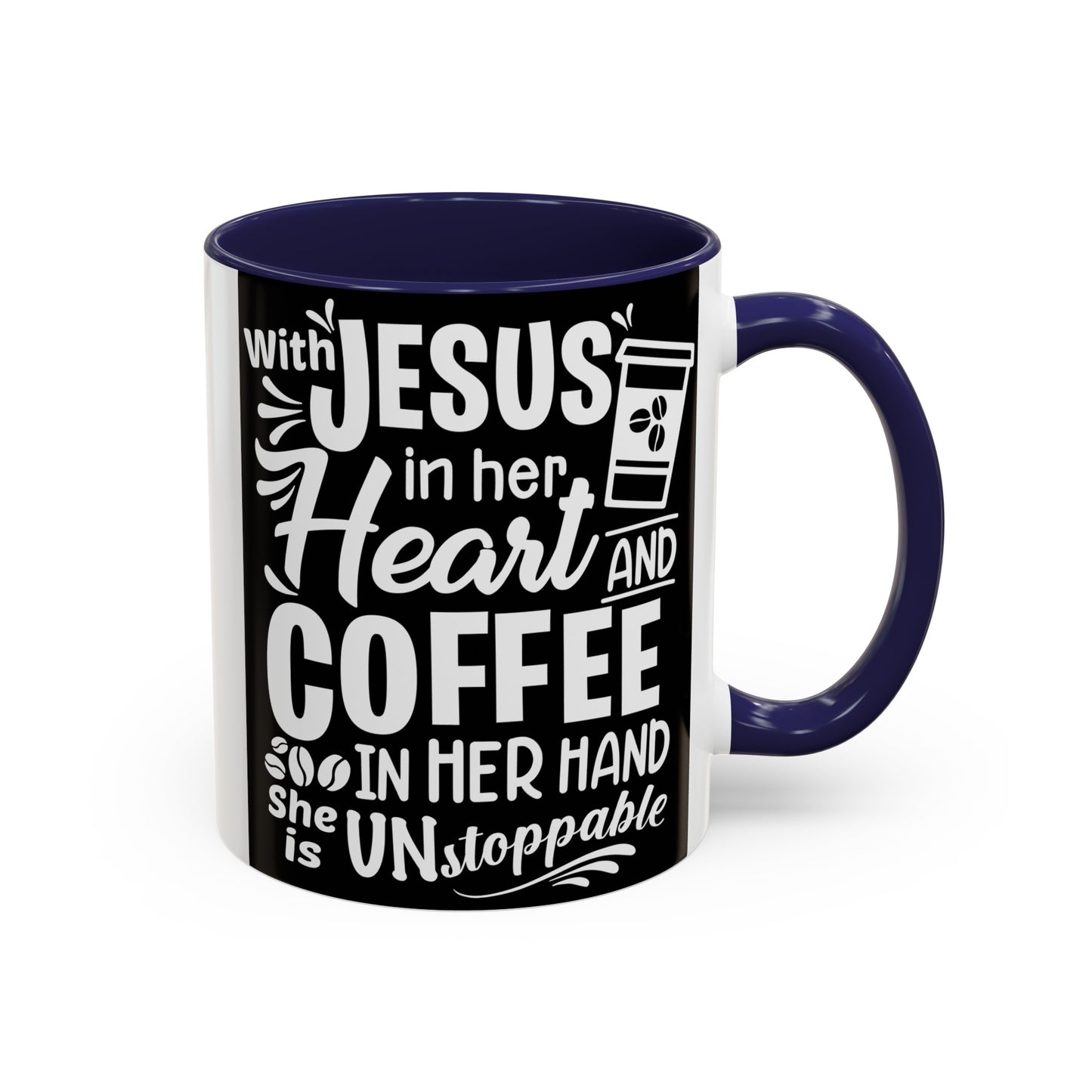 Jesus In Her Heart Accent Coffee Mug, 11oz