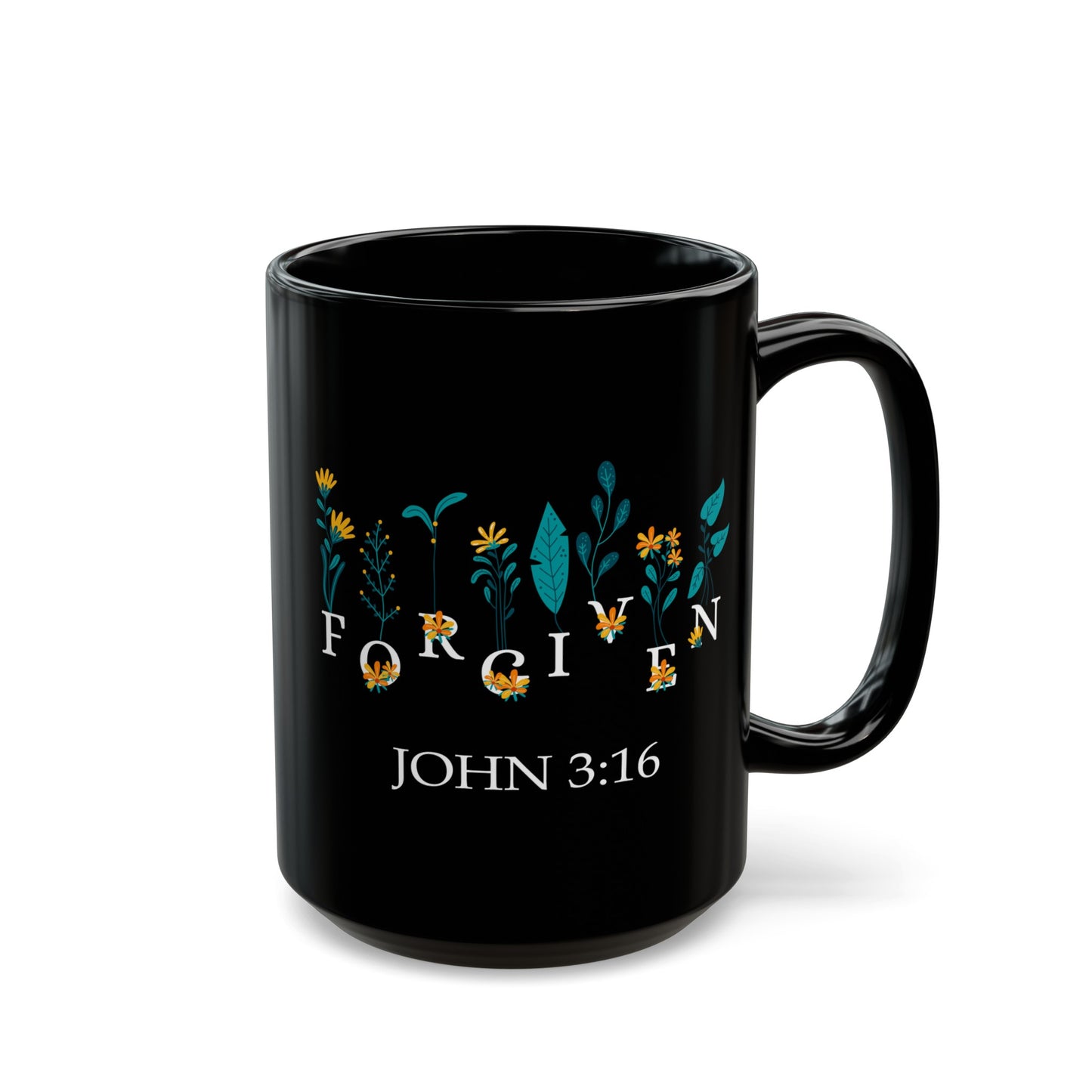 Forgiven Black Mug (11oz, 15oz)