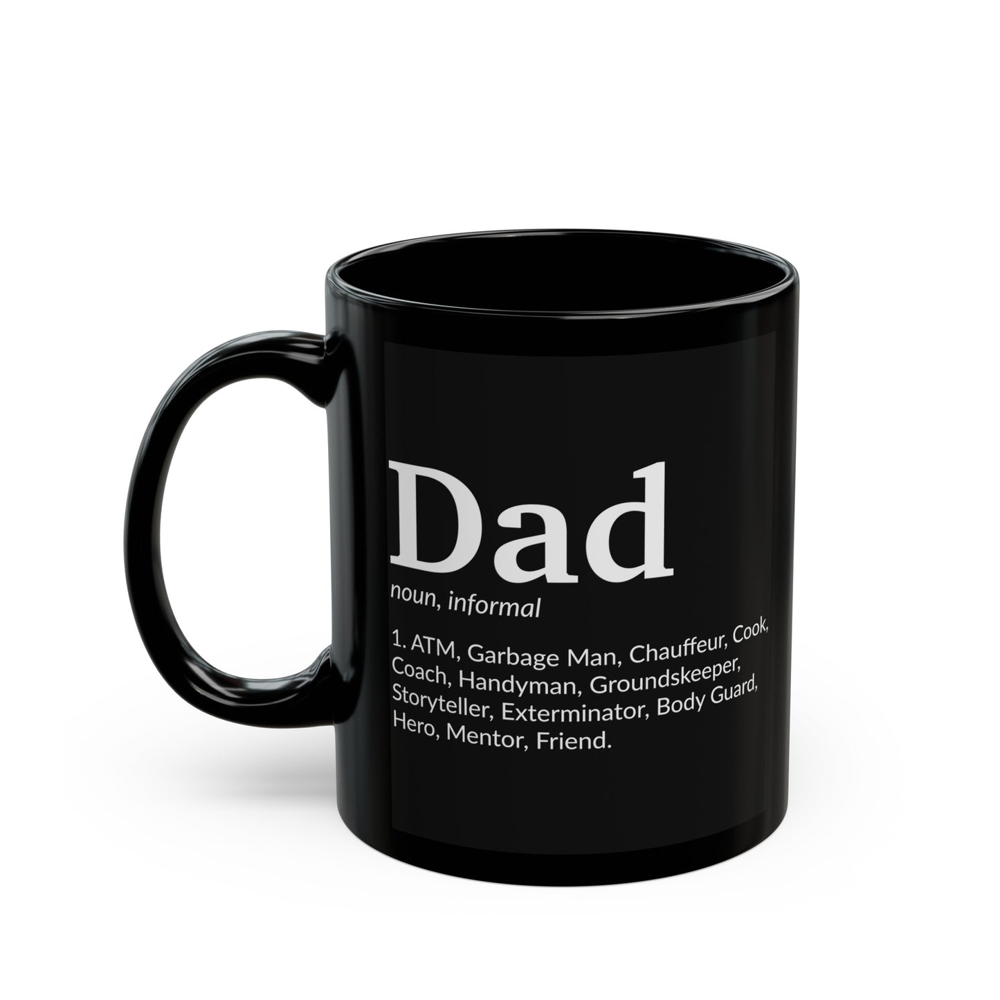 Definition of Dad Black Mug (11oz, 15oz)