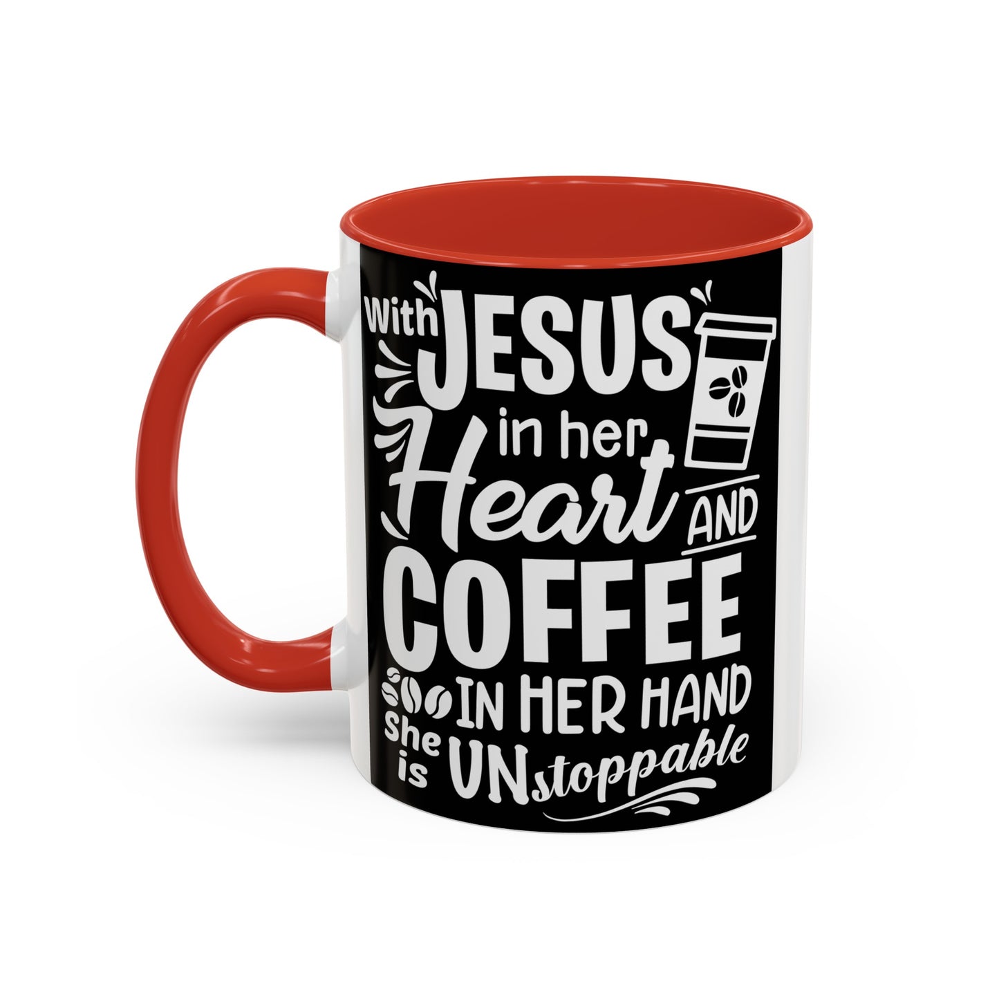 Jesus In Her Heart Accent Coffee Mug, 11oz