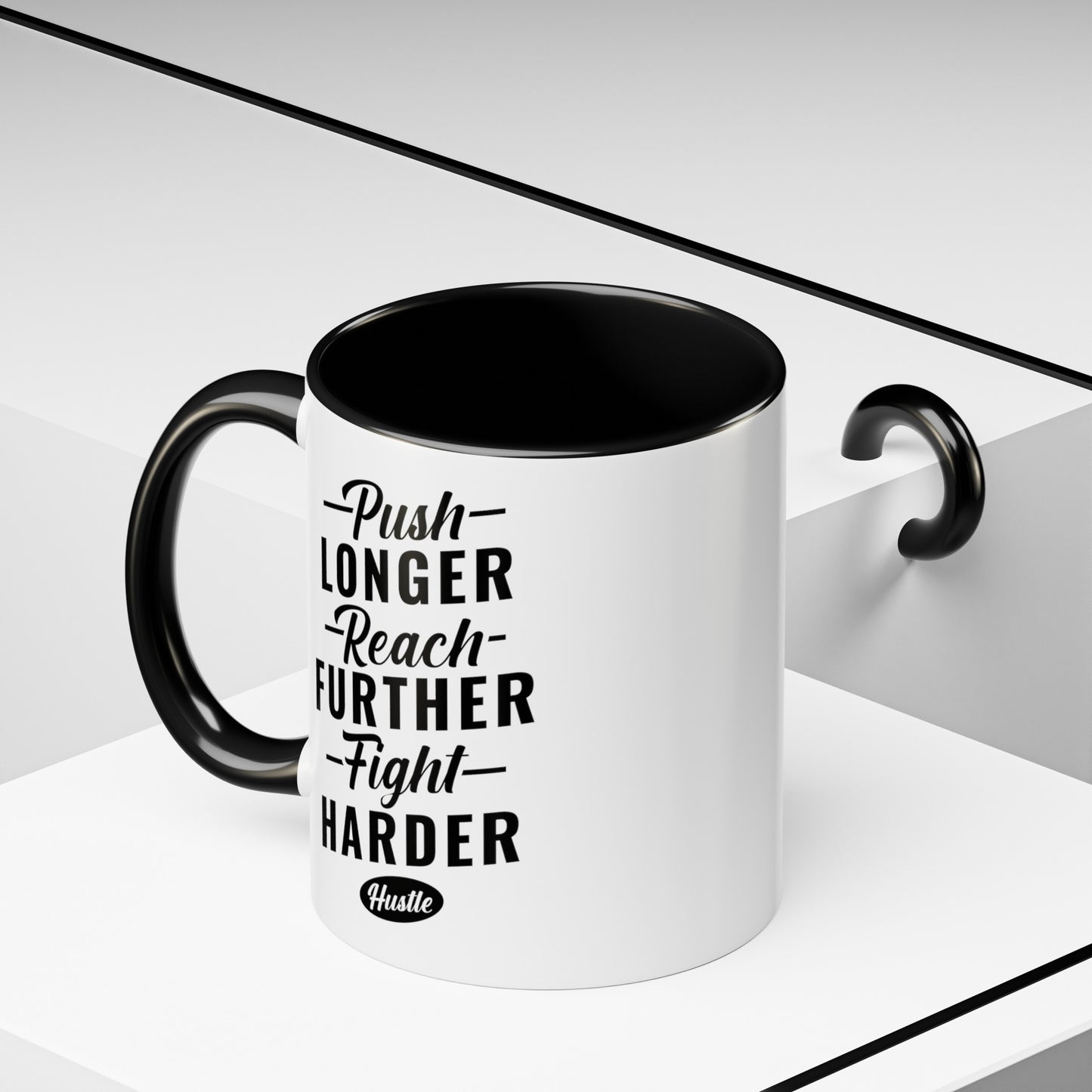 Push Longer Accent Coffee Mug, 11oz