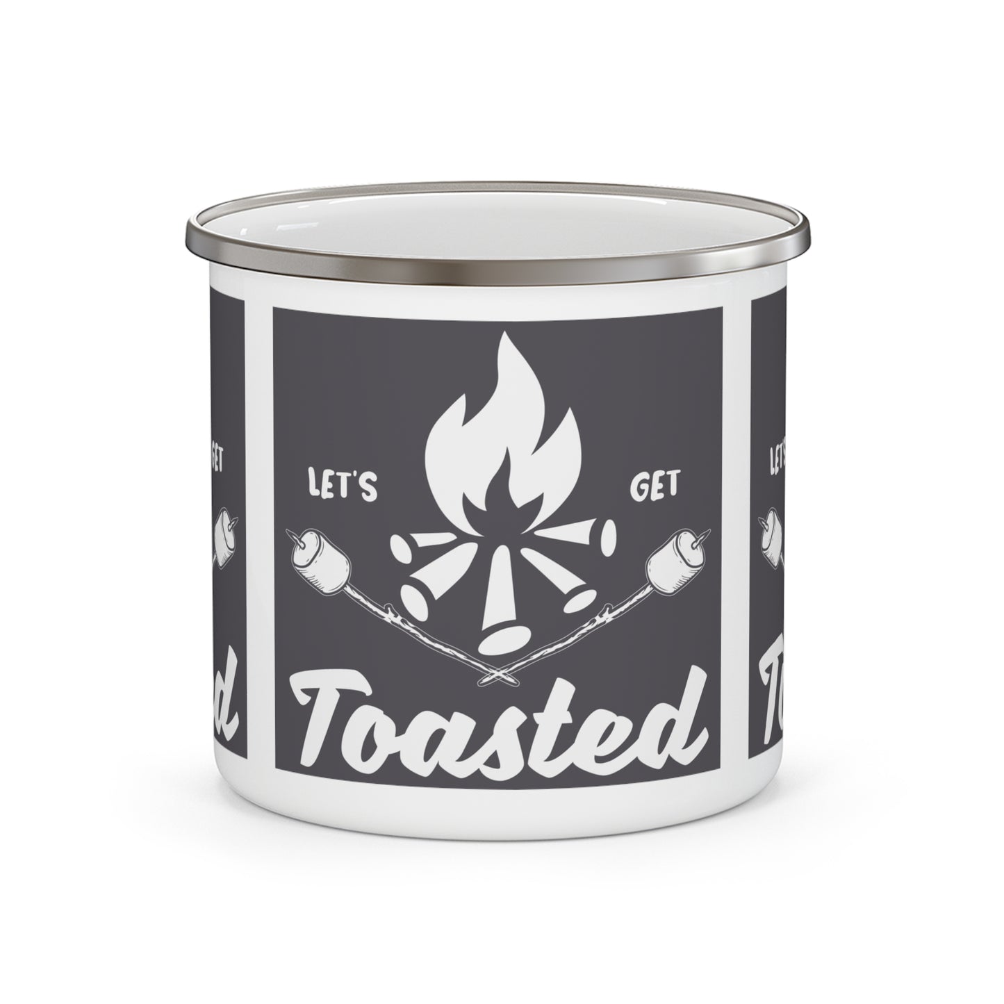 Let's Get Toasted Enamel Camping Mug