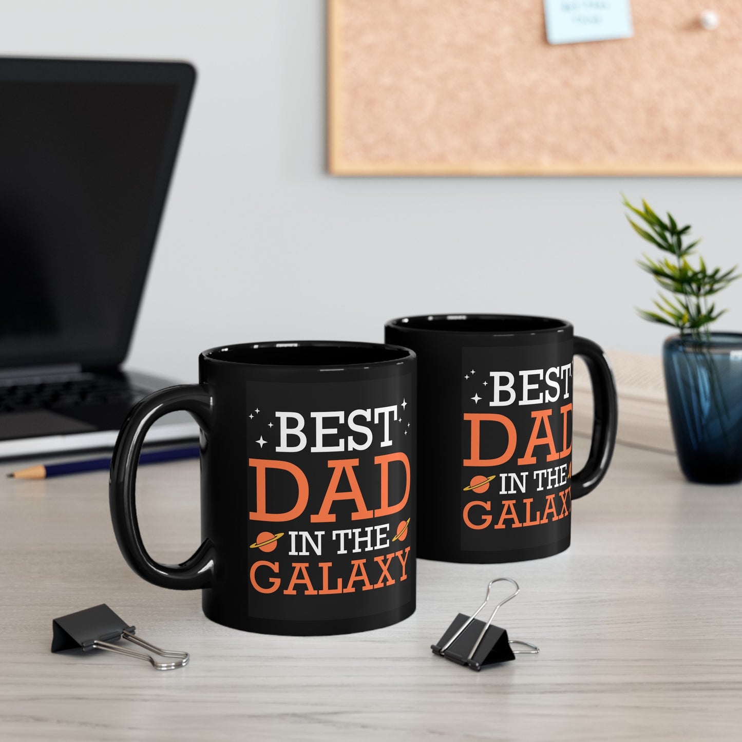 Best Dad Galaxy Black Mug (11oz, 15oz)