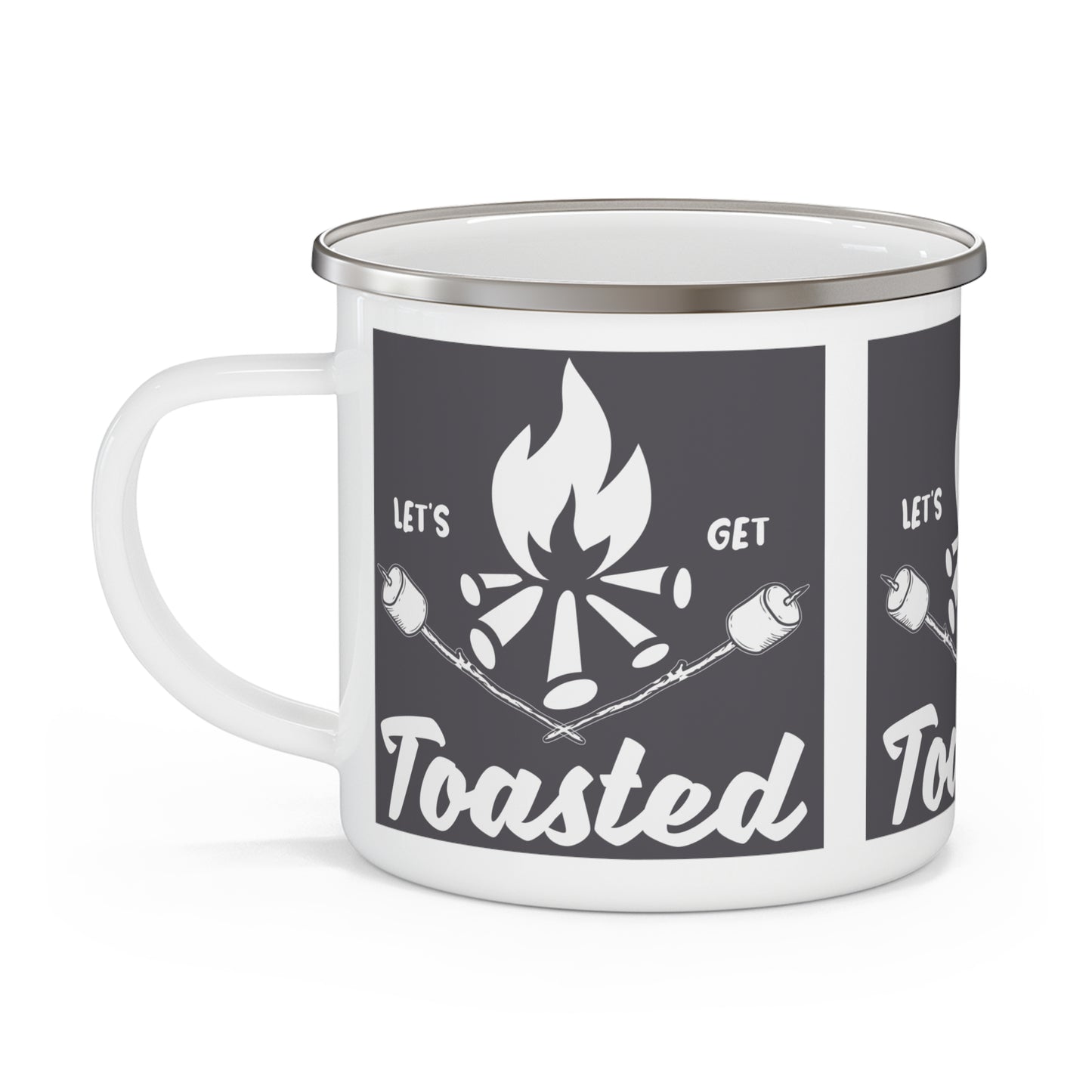 Let's Get Toasted Enamel Camping Mug