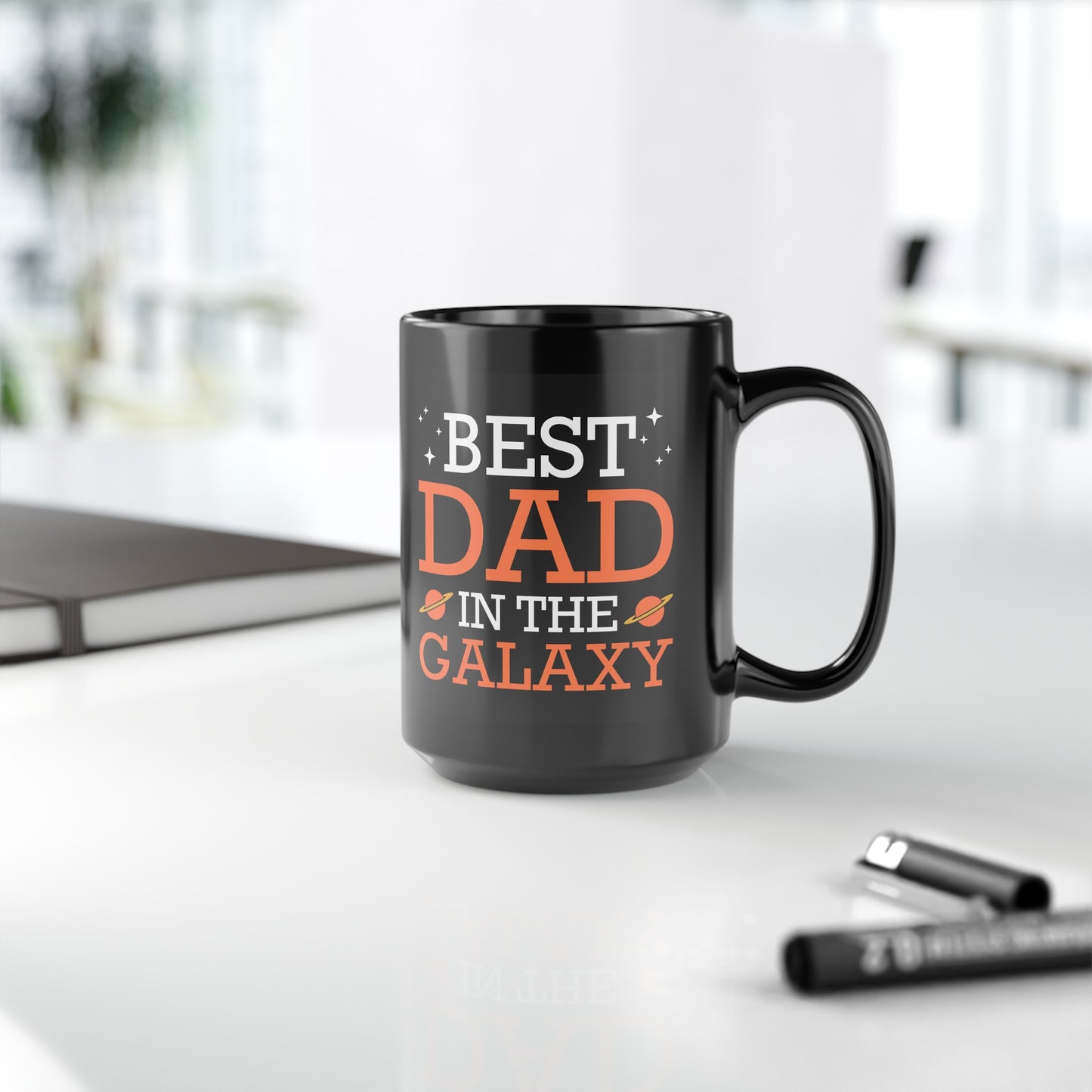 Best Dad Galaxy Black Mug (11oz, 15oz)