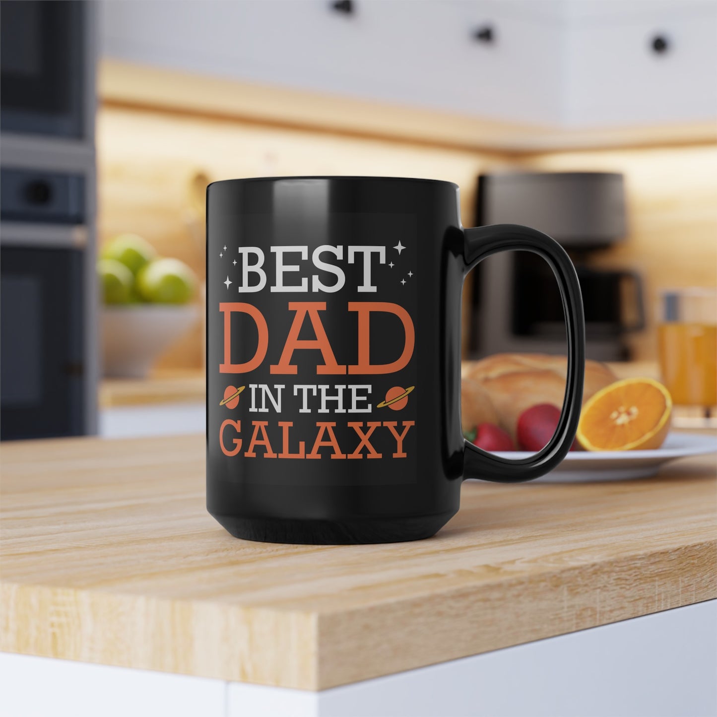 Best Dad Galaxy Black Mug (11oz, 15oz)