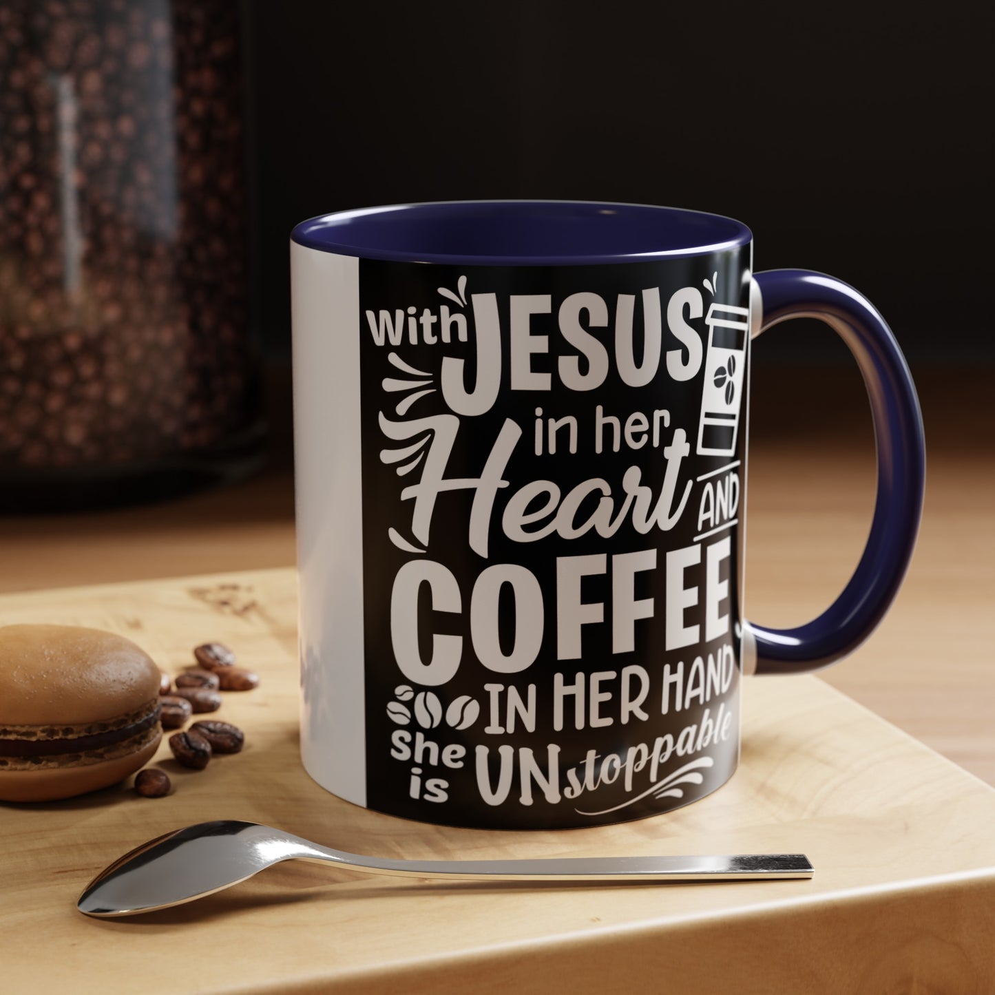 Jesus In Her Heart Accent Coffee Mug, 11oz