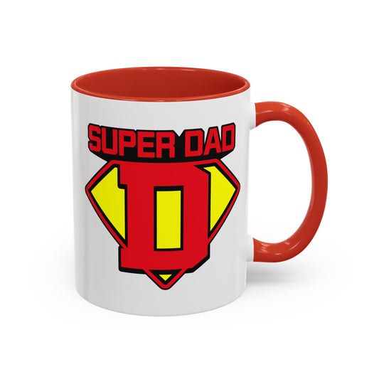 SuperDad Accent Coffee Mug, 11oz